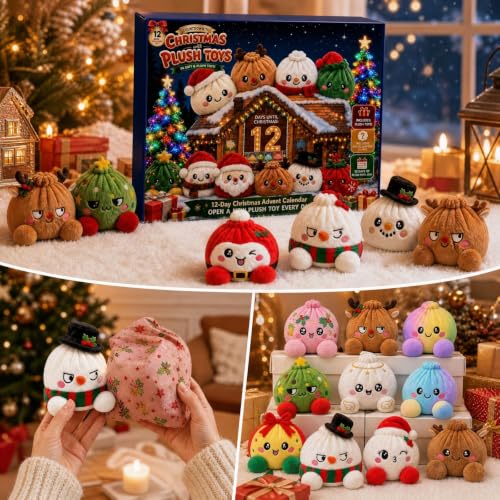 12 Days Plush Dumpling Advent Calendar 2026, Countdown for Adults - image 2