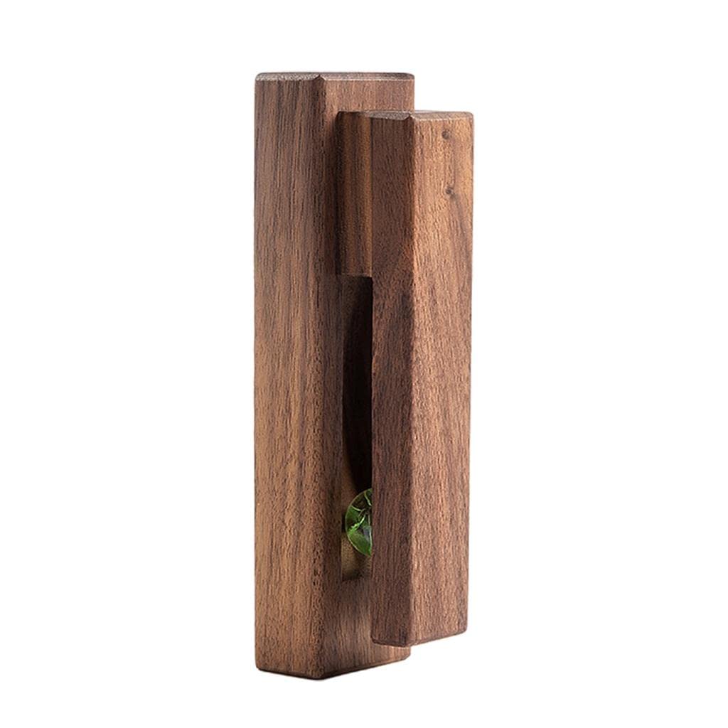 Patère bois de noyer massif pour une décoration élégante