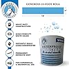 Burro Adhesives Waterproof White Pool Tape 4" x 10' - Heavy Duty PVC Vinyl Pool Repair for Underwater & Dry Applications, Commercial & Residential Pools, Instantly Seals Leaks