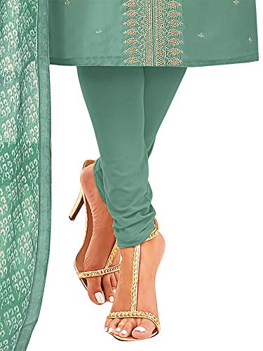 Image of AKHILAM Women's Cotton Blend Embroidered Unstitched Salwar Suit Material(29DMK50 Parent)