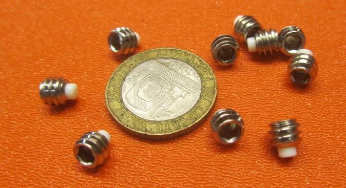 18-8 Stainless Steel Nylon Tip Set Screw 1/4