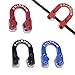 AMEYXGS Archery D Loop Compound Bow Metal D Loop Metal D Ring Buckle Release Loop for Hunting Accessories (Red)
