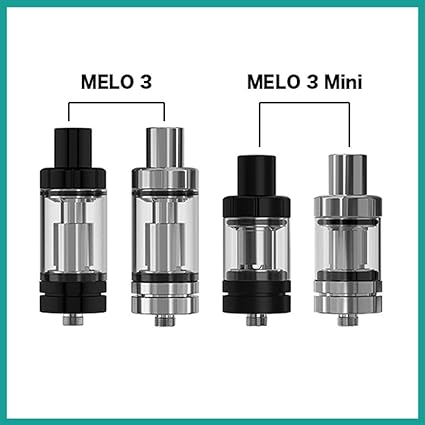 Amazon Eleaf Melo 3 Mini アトマイザー シルバー Istick Pico 純正アトマイザー 2ml タンク 電子タバコ Vape ガラス タンク 並行輸入品 Eleaf アトマイザー