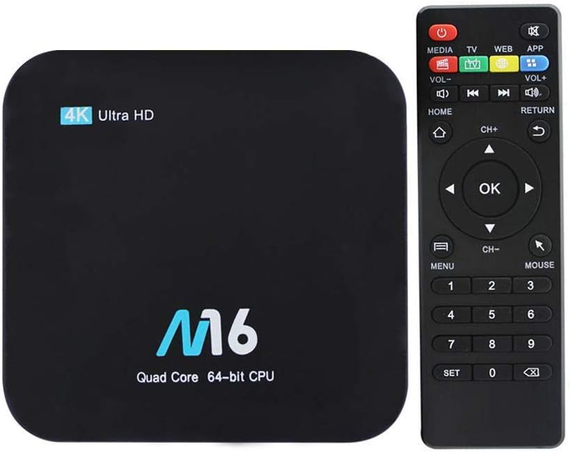 Android TV Box - VIDEN Newest Android 7.1 Smart TV Boxsets, Amlogic S905X Quad-Core, 2GB RAM & 16GB ROM, 4K @60fps Ultra HD, Support Video Encoder for H.265, 2.4GHz WIFI Bluetooth 4.0