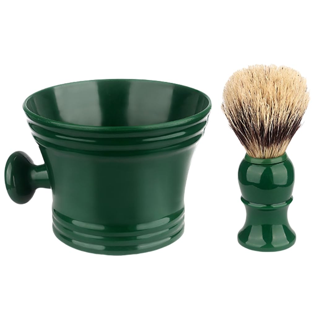 GMBYLBY Shaving Brush Set Soap Bowl Lather Mug With Create Rich