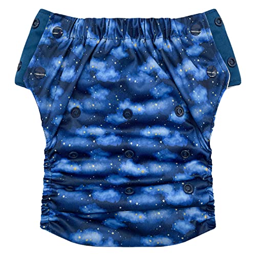 EcoAble Hybrid Cloth Diaper 3-in-1 (Size 2) Starry Night