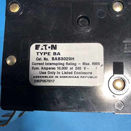 Cutler Hammer Bab3020H Miniature Bolt-On Circuit Breaker #TOP3