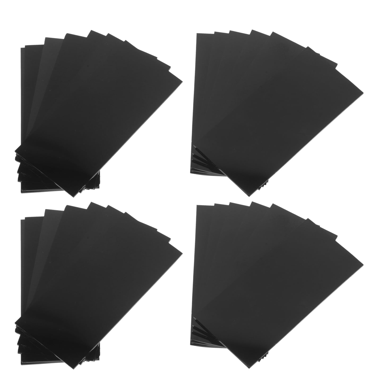 Lenti di Copertura per Casco da Saldatura in Vetro Nero Antiriflesso 40 Pezzi 4,25x2x0,1 Pollici Protezione UV Antigraffio per Industriali