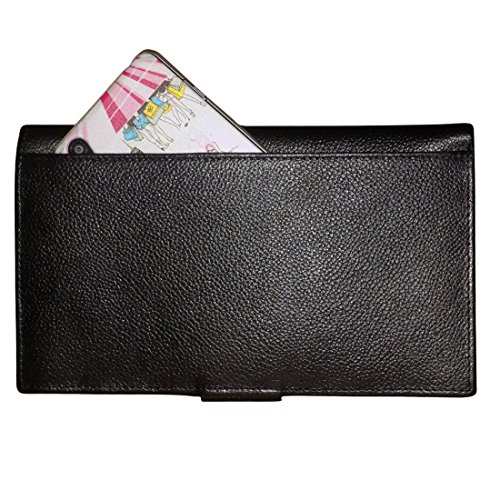 Image of STYLE SHOES Black Smart and Stylish Leather Passport Holder