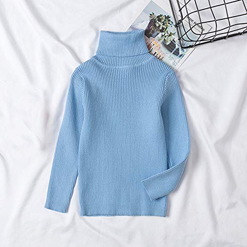 Sweaters for Toddler Baby Boys Girls Knit Sweater Warm Long Sleeve Turtleneck Pullover Solid Sweatshirt Tops Clothes2