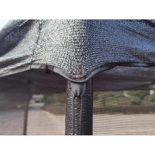 Parasol para exteriores ajustable de gran diámetro para jardín y niños 5