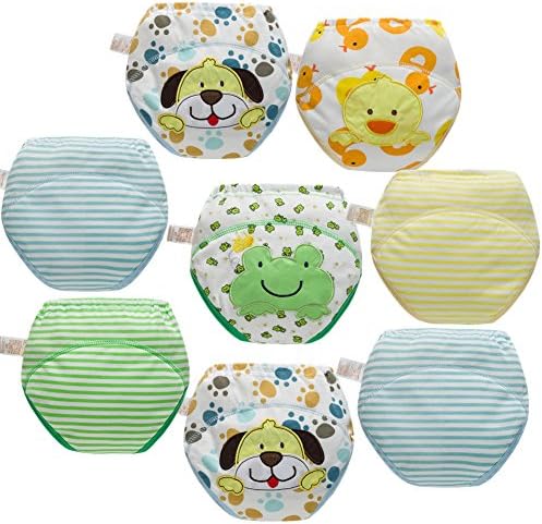 Skhls Baby Toddler Thick Absorbent Potty Training Pants Underwear (2T, 8pcs Boys)