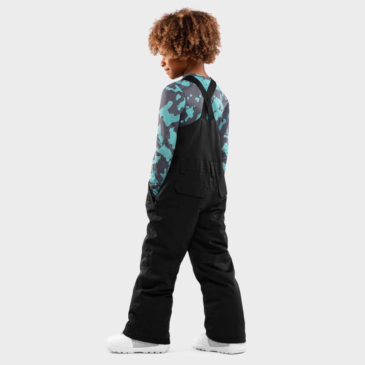 SIROKO Peto Snowboard niño esquí y Nieve KB1 Fierce Negro