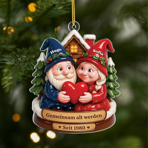 Geschenke Mall Personalisiertes Ornamente - Gemeinsam Alt Werden Seit...