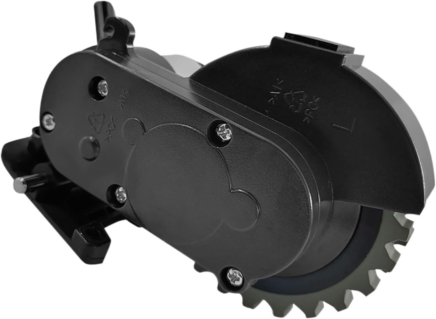 DIPLODOCUS Compatible For OKP. K2 K3 K3A K4 K5 L1, Compatible For Lefant. M210，Robot Vacuum Cleaner Wheel Spare Parts,Robot Vacuum Wheel Replacement Parts,Black Drive Wheels Accessory(R)
