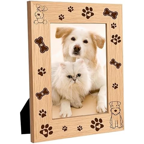CREATCABIN Dog and Cat Picture Frame Cover