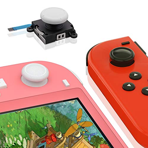 Joy-con Joystick Replacement,Original Replacement Joystick Compatible with Nintendo Switch Joy-con and Switch Lite Repair Tool Kit- 2 Pack (White) - Thumbnail 3