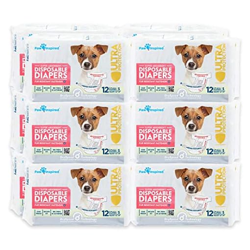 Paw Inspired Disposable Dog Diapers Female Dog Diapers Ultra