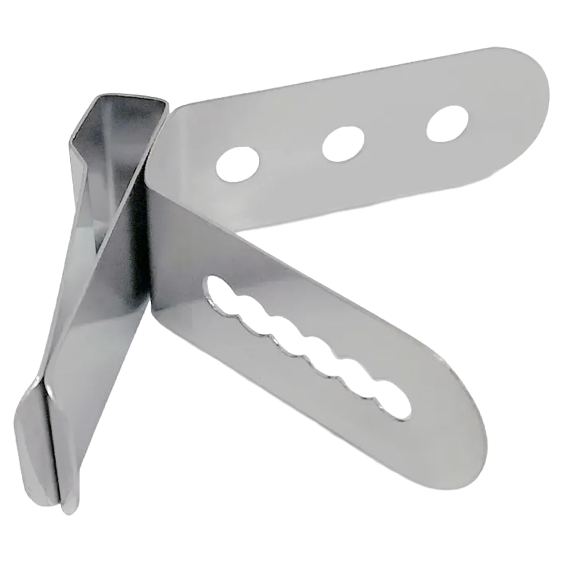 Nirelief Thermometer Probe Clip Multi-Hole Stainless Steel Meat Thermometer Clip Food Grade Grill Probe Holder for BBQ, Oven, Kitchen Grill Meat