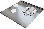 L-Shape 304 Stainless Steel Cutting Board, 40*50cm/15.7*19.7in, 40*60cm/15.7*23.6in, Kitchen Pastry Board, Chopping Board, Metal Cutting Board