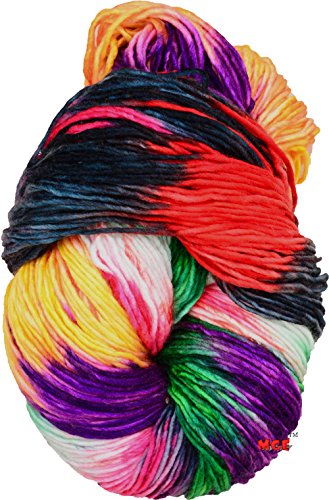 Image of Knitting Yarn Thick Chunky Wool, Sumo Tucan 300 GMS Best Used with Knitting Needles-GE Art-HAC