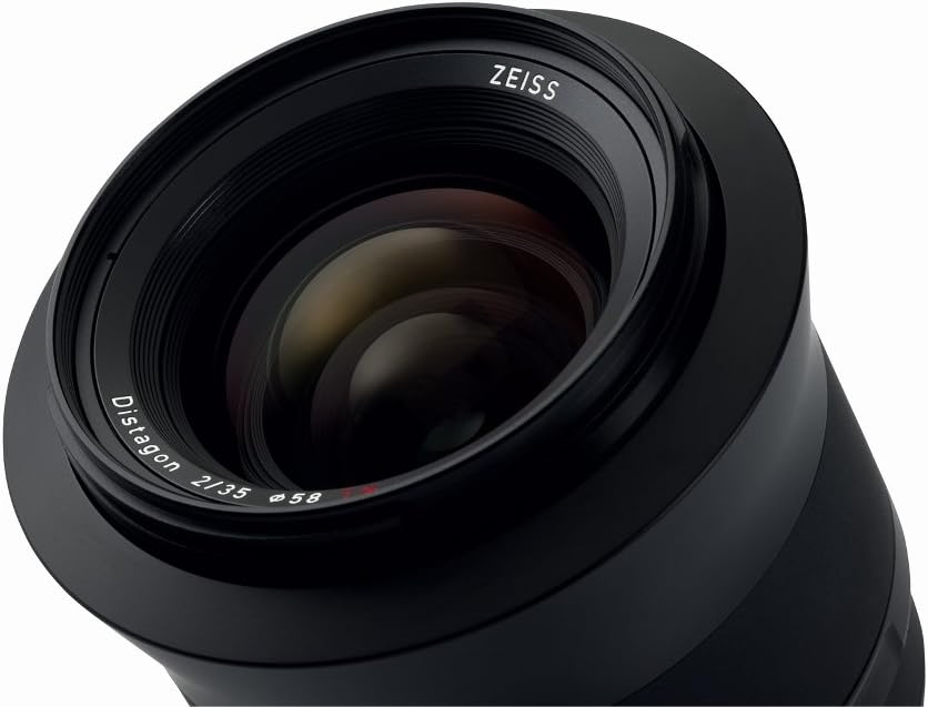 ZEISS Milvus 35mm f/2 Full Frame Camera Lens for Canon EF-Mount ZE, Black