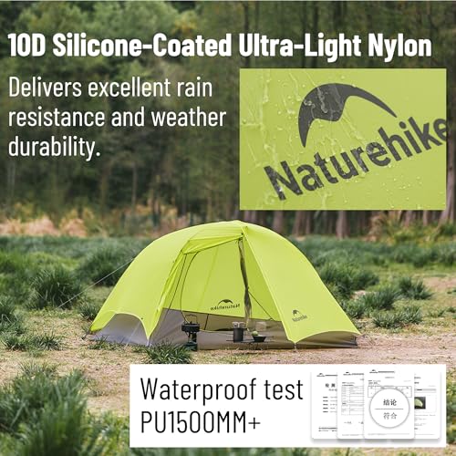 Carpa Naturehike Star Trail EXT para 1 o 2 personas ultraligera miniatura 4