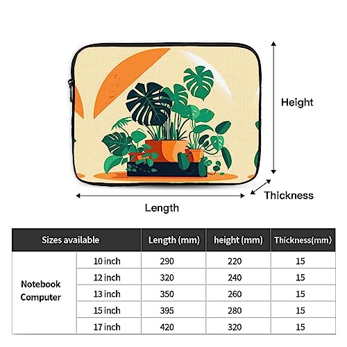 Cartoon Turtle Back Bamboo Laptop Sleeve Case 15 Inch Suitable For Notebook Computer Tablet Traveling Carrying Simple Case4