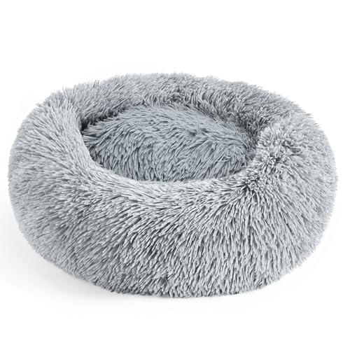 Dog & Cat Large Washable Indestructible Bed 32in Light Grey