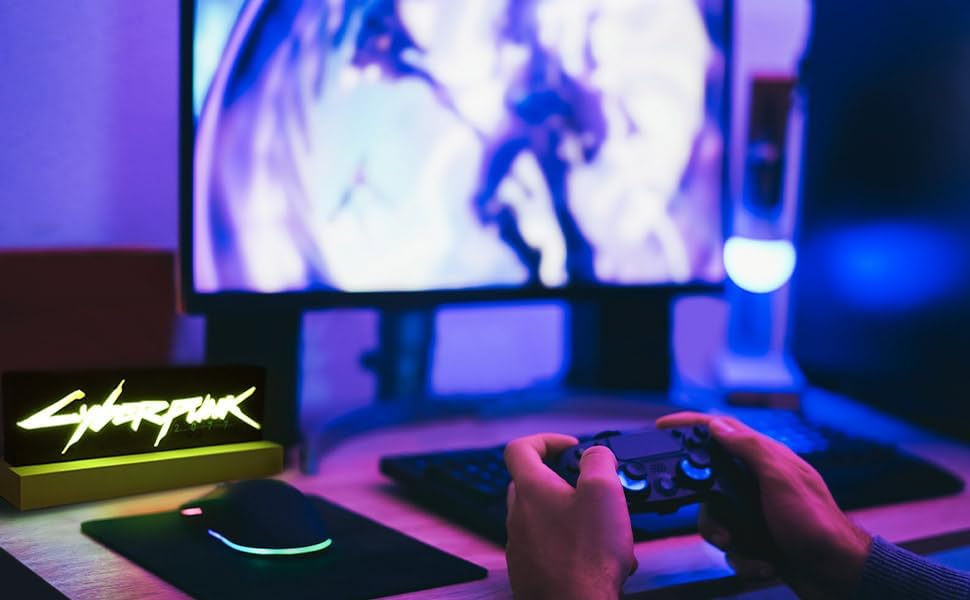 Cyberpunk 2077 – Lampe LED Logo Cyberpunk 2077 – Lampe LED Logo