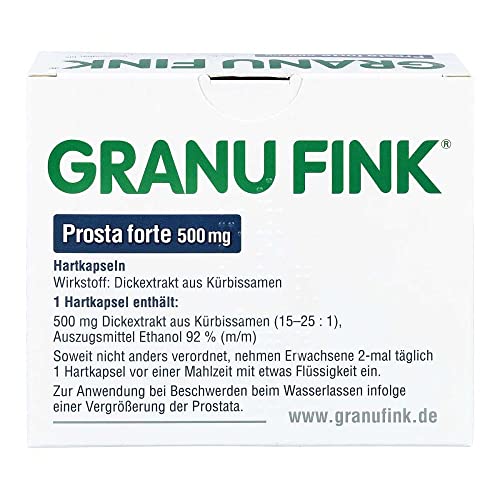 GRANU FINK Prosta Forte 500 mg - Pflanzliches Arzneimittel zur Behandlung von Prostata-Blasenbeschwerden - mit… - Image 4