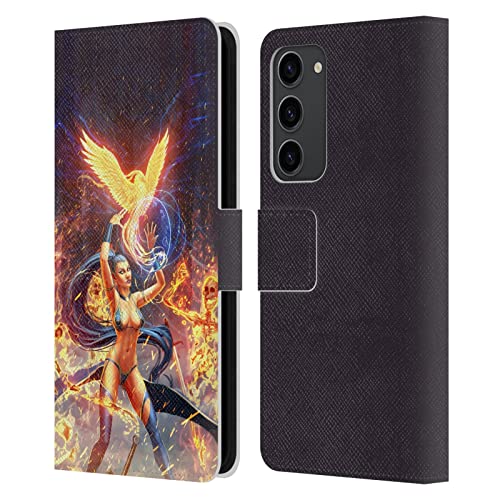 Étui en cuir Galaxy S23+ Christos Karapanos finition premium artistique