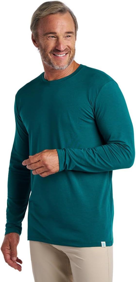 Men's Long Sleeve T-Shirt - UPF 50+ Sun Protection - Morada