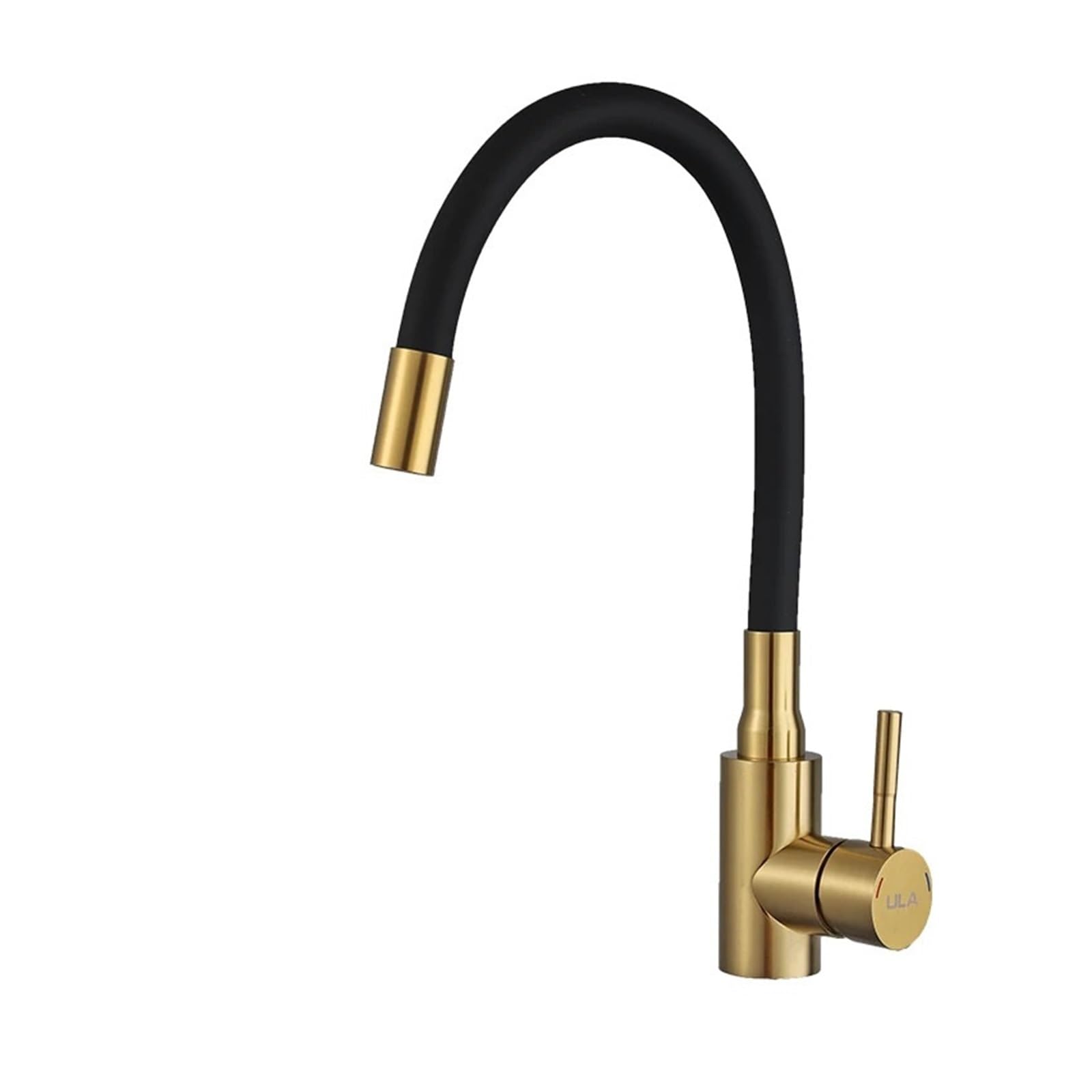 Buse flexible cuisine pour robinet mitigeur rotatif en acier inoxydable eau chaude et froide