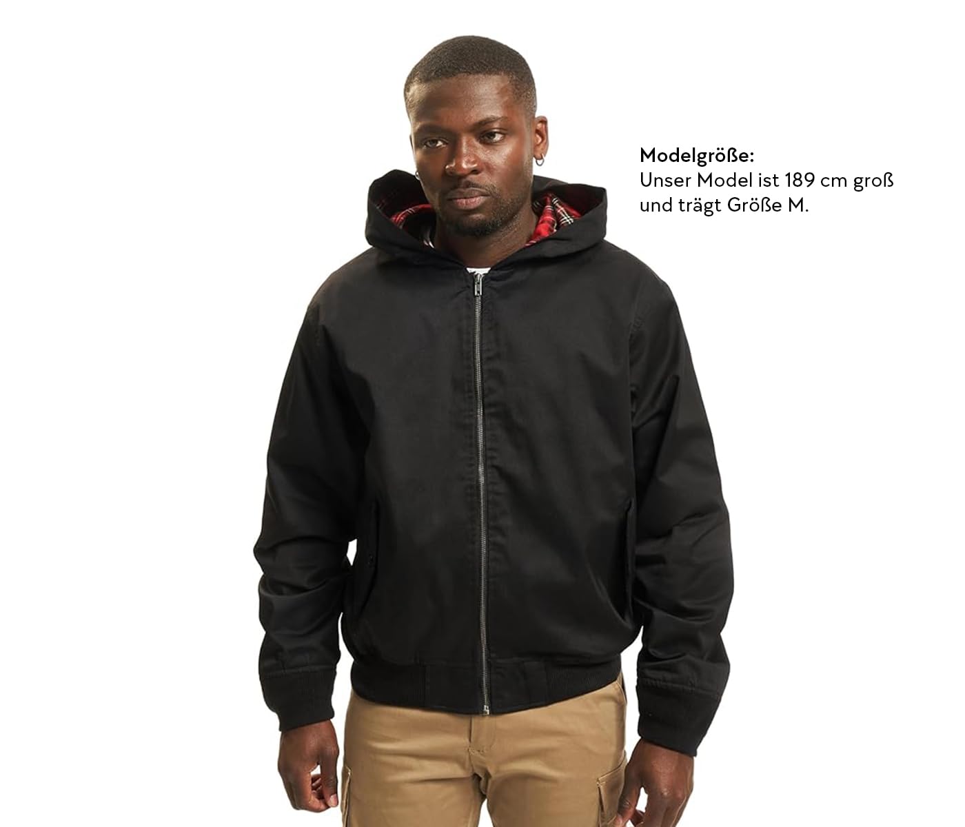 Brandit M?ska kurtka Lord Canterbury, czarna, 4XL, Czarny - Hooded, 4XL