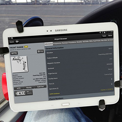 Mygoflight Flex Suction Cup Articulated Arm Sport Mount And Universal Cradle Kit For Any 7”-11” Ipad Mini Air Pro Android Tablet Pc For Airplane Car Rv Truck Boat Window Mounting #TOP4