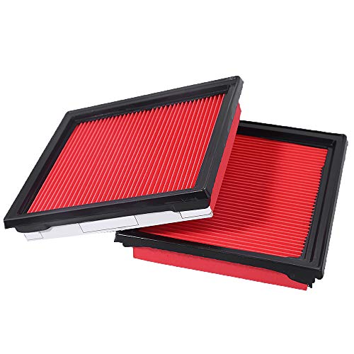 Hoypeyfiy 2pcs Engine Air Filter 16546JK20A Replacement for