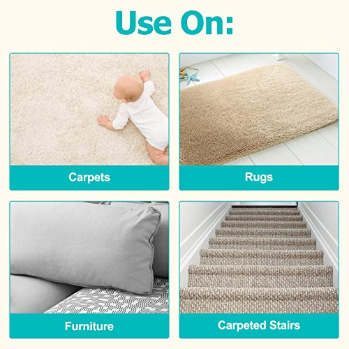 image for GOSEDER Carpet Rake for Pet Hair Removal - Reusable Pet Hair Remover f