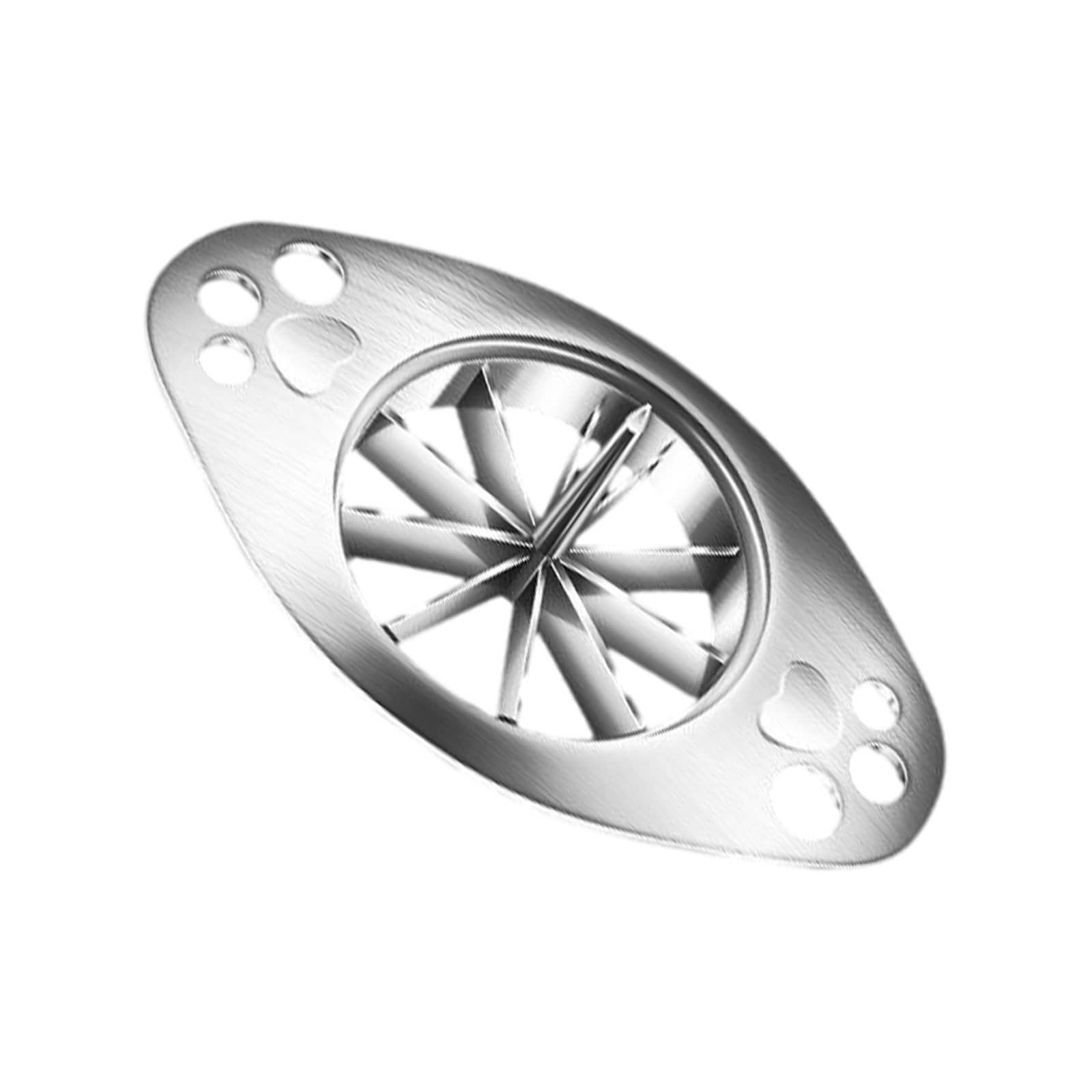 Elnwnnkc Silver Efficient Onion Slicer Crafted With 304Stainless Steel Comfortable Grip Handle Kitchen Accessories For Home Cooking Use Efficient Vegetable Slicer