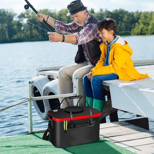 Cubo de señuelos de peces estanco con protección de EVA 4