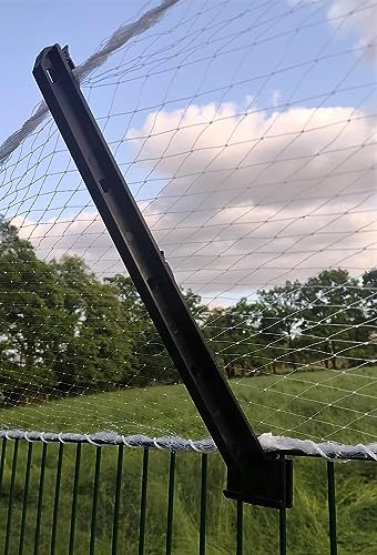 5x Übersteigschutz DOPPELSTABMATTENZAUN Isolator Katzenstopp Zaunerhöhung Überkletterschutz für den Stabmattenzaun Doppelstabmatten Gitterstabmattenzaun Gartenzaun Weidezaun Zaun Zäune