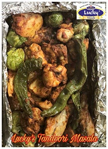 Miniatura 7 de Lucky Masale Tandoori Mezcla de condimentos, sin color añadido, mezcla de especias indias para sabor a barbacoa, baja en sodio, sin MSG, 1.76 oz