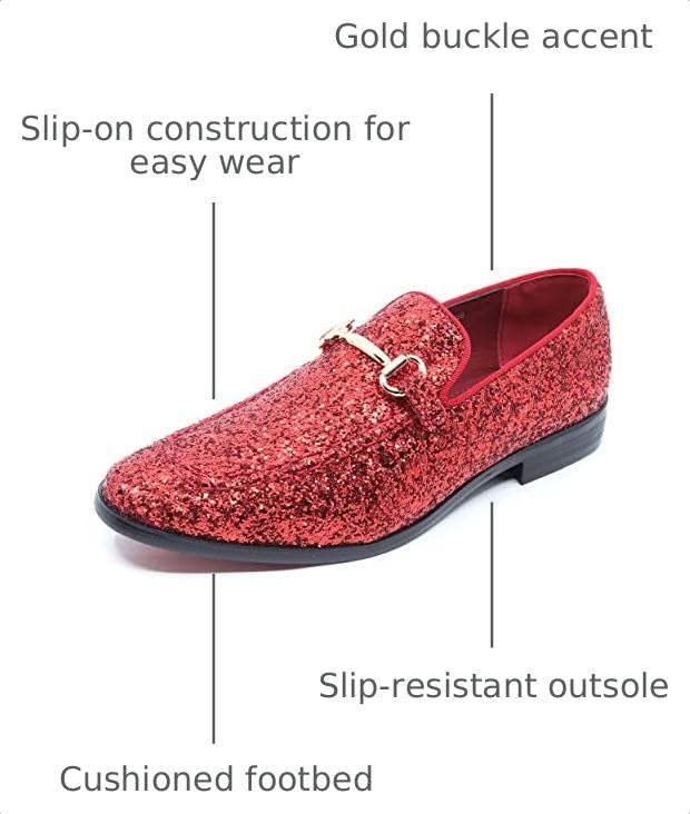 Image of Men's Velvet Designer Classic Dress Tuxedo Smoking Slipper Loafers Slip On Shoes SM-56