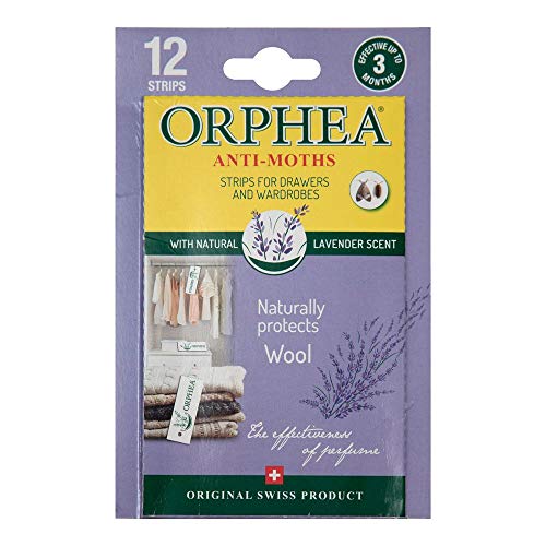 12 de lavanda Orphea antipolillas tiras para cajones/armarios de Caraselle