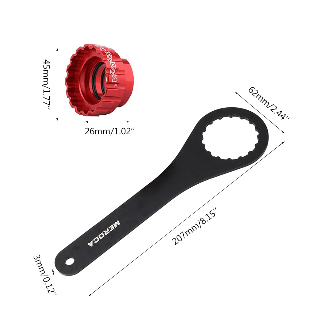 MTB Bicycle 12 Speed Disc Brake Rotor Installation Removal Tool Crankset Socket Wrench for M7100/M8100/M9100 Bike Wrench Bike Wrench Set Bike Wrench Multitool 15mm Bike Wrench Bike Wrench Pedal Bike - Image 4