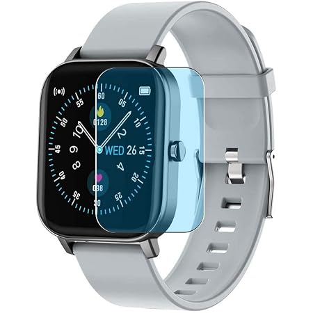 Amazon.com: Puccy - Protector de pantalla antiluz azul, compatible con  Popglory P22 P22C smartwatch Smart Watch TPU Guard (protectores de cristal  no templado) : Celulares y Accesorios