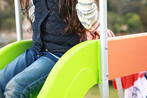 Outdoor Play Set Kids Slide: 10 Ft Freestanding Climber, Swingsets, Playground Jungle Gyms Kids Love – Above Ground Pool Slide For Summer Backyard #TOP6