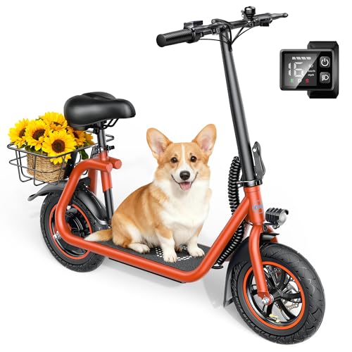 AWWSCOOTER C1 Electric Scooter 450W, 20 Mile Range, Foldable