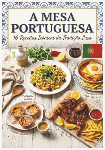 A Mesa Portuguesa: Culinária Portuguesa Tradicional | Receitas portuguesas fáceis e rápidas | Petiscos e Tapas de Portugal | Comida Caseira (Portuguese Edition)