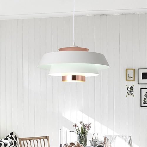 Miniatura 5 de SSBHDM E27 Base Ceiling Lighting Fixtures,Nordic Industrial Style Chandelier,Creative Personality Metal Single-Head Pendant Lamp,Studio Living Room